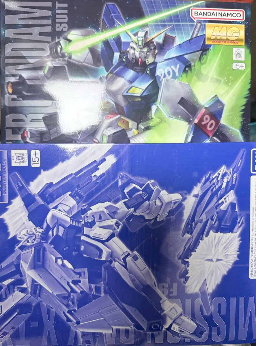 MG F90 건담 클러스터+X팩 일괄 팝니다