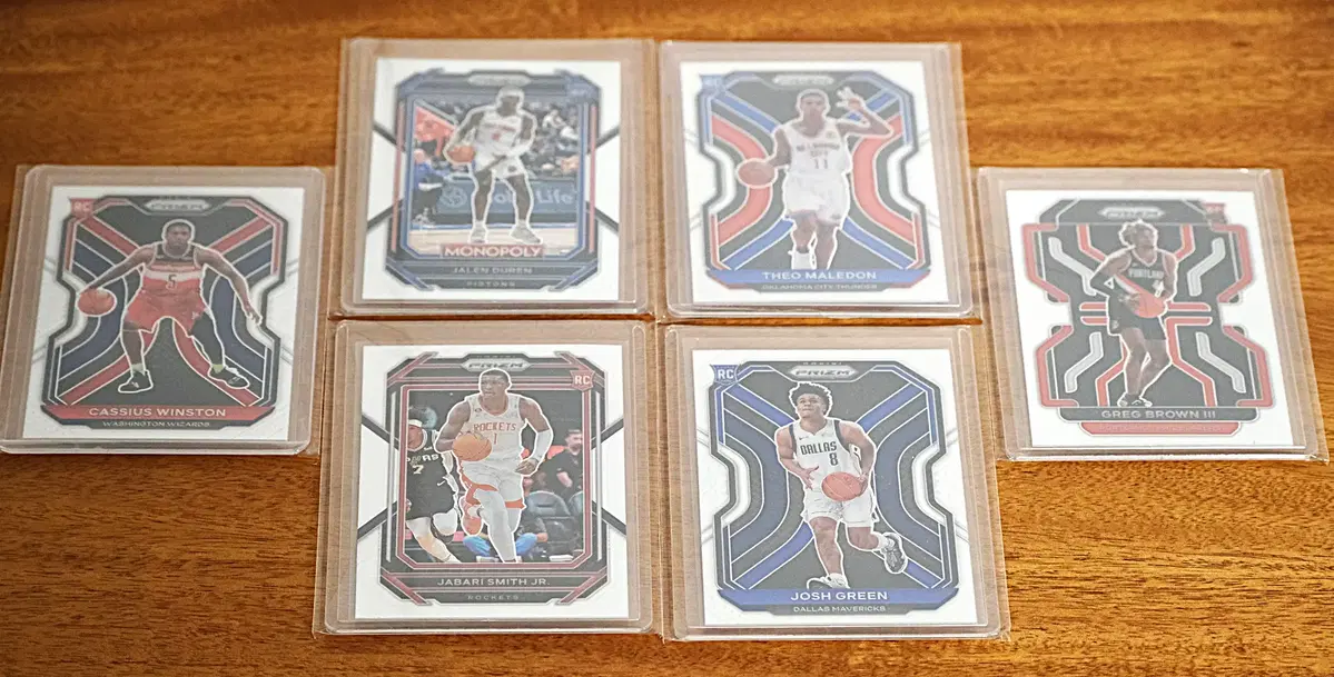 NBA 프리즘 루키 카드 6장 Lot