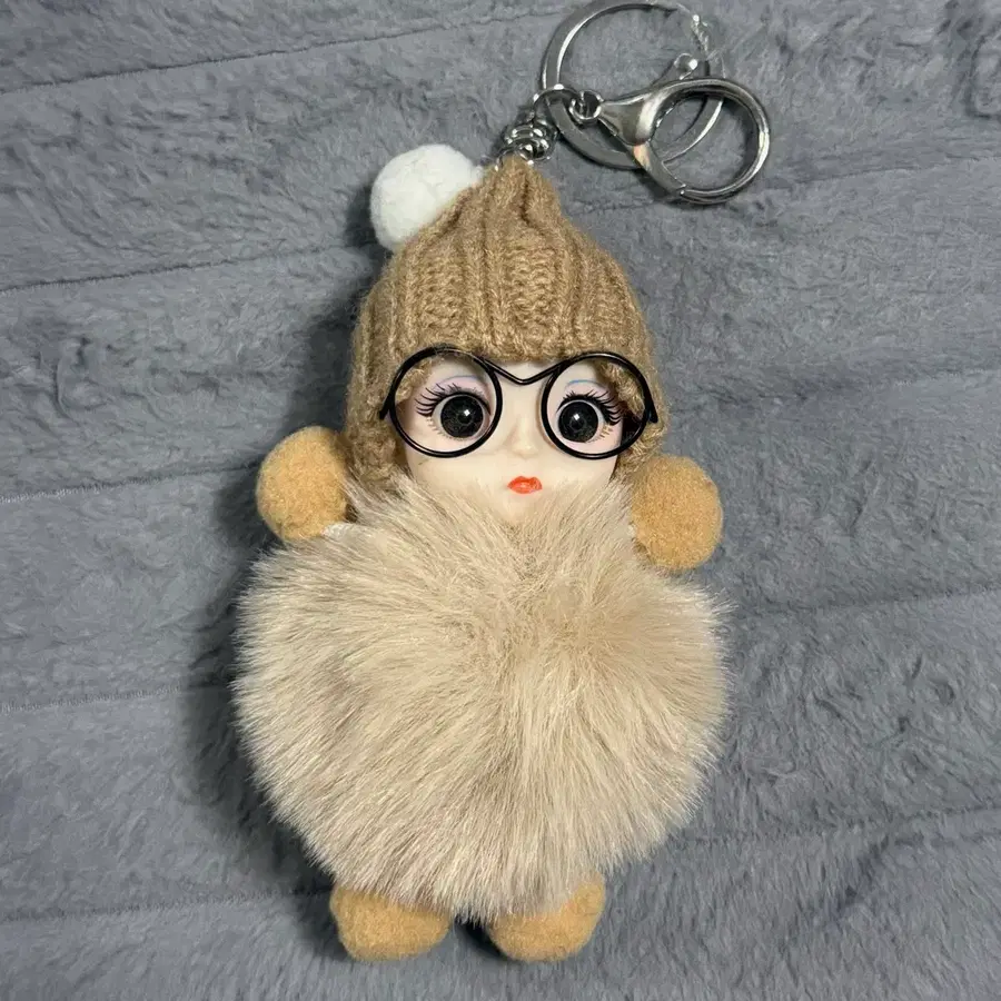 안경낀요정 사람인형 키링