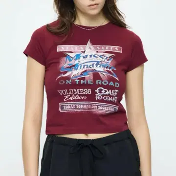 MOUSSY VOL26 TOUR TEE 레드 사이즈 1