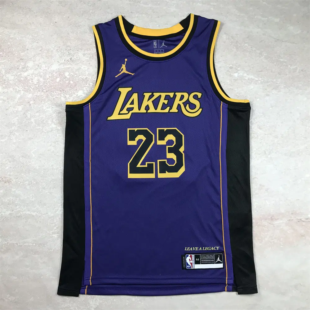 NBA 뉴 레이커스 23번 제임스 퍼플 선언판 핫프레스
