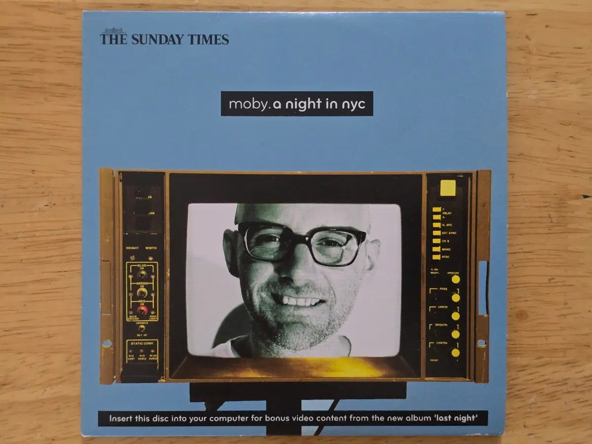 CD 음반 Moby 모비 - A Night In NYCPROMO 영국반