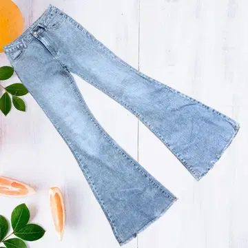SHEIN 데님 청바지 부츠컷 플레어 데님 벨보텀 스타일