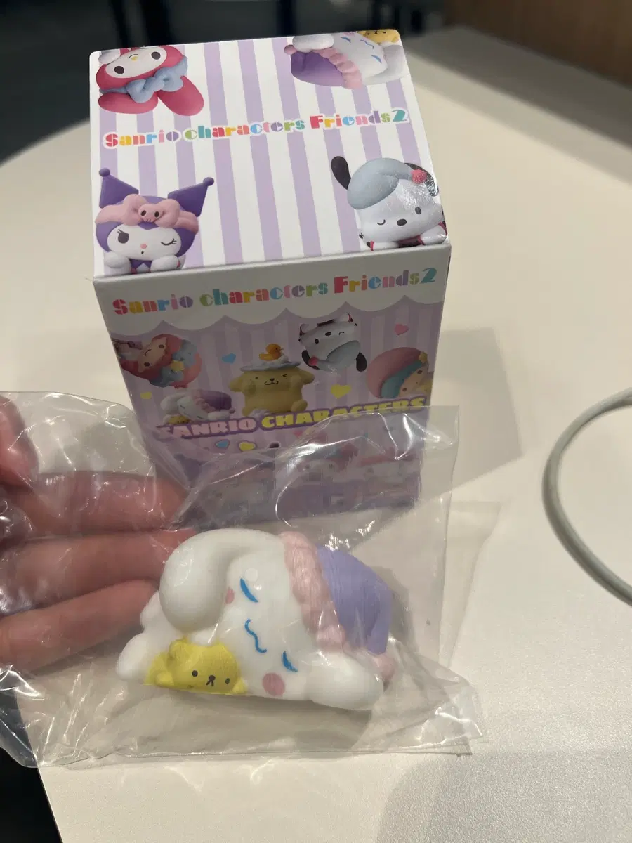 산리오 캐릭터즈 프렌즈2 시나모롤 피규어 잠옷