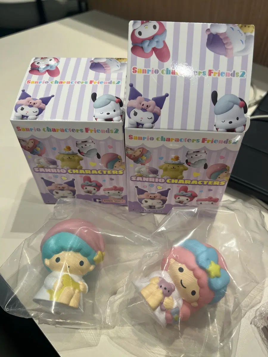 산리오 캐릭터즈 프렌즈 2 피규어 리틀트윈스타 라라