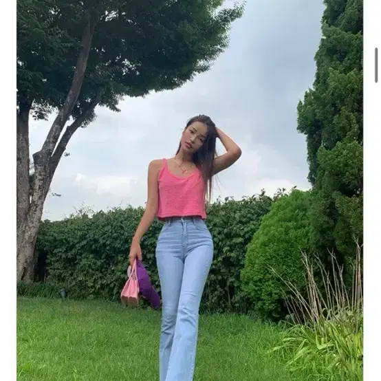 (새상품 택 포함) 강경민님 룩앳민 연청 부츠컷