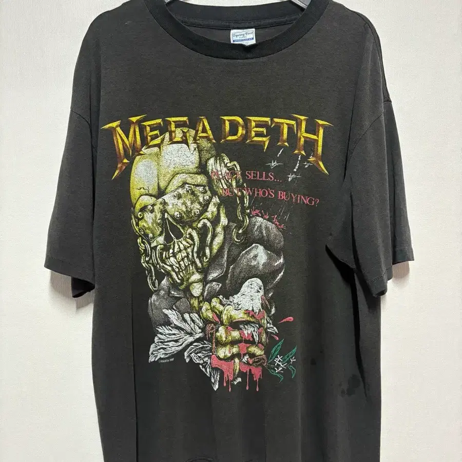 [XL] 1987 메가 데스 Peace Sells Tour 티셔츠