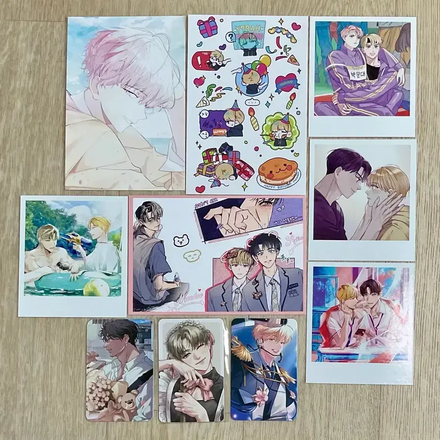 데못죽 큰문 큰세문대 이세진 박문대 엽서 포카 스티커 폴라 쮜님 하눌님 농부됐수다님