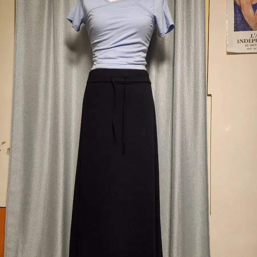 하늘색반팔티셔츠