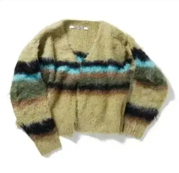 PERVERZE Double Stripe Knit Cardigan