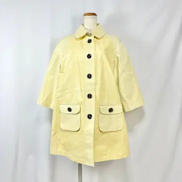 MICHEAL KORS 코팅 소재 트렌치코트 크림 여성용