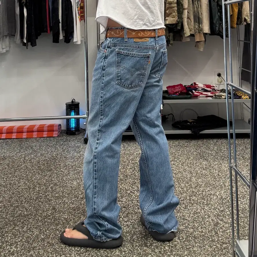 [36] 80s 리바이스 517 오렌지탭 부츠컷 데님 made in USA
