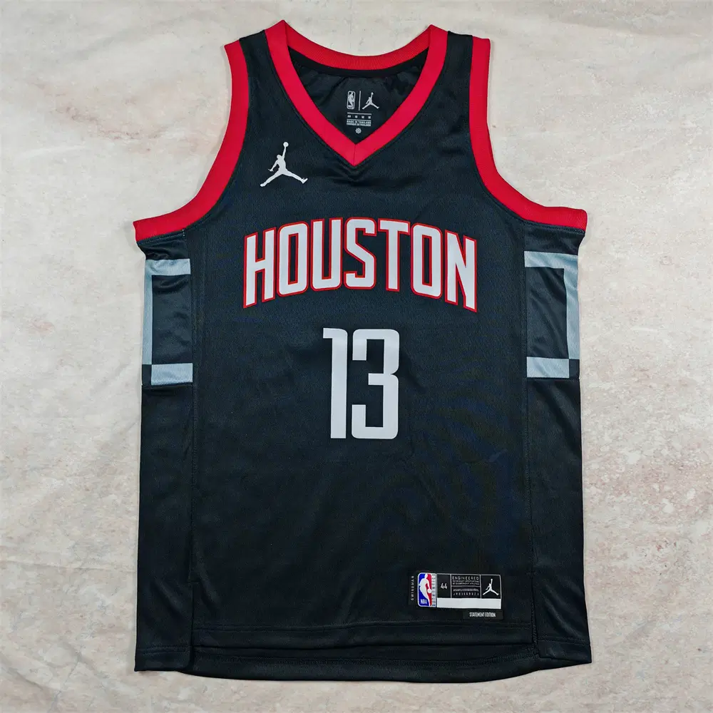 NBA 농구복 휴스턴 로키츠 13호 하든 블랙 핫프레스