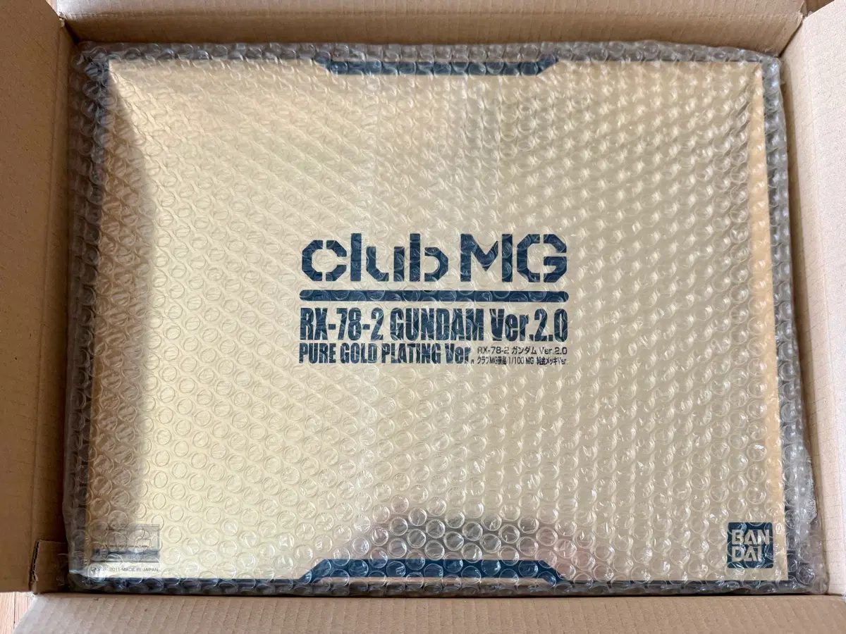 [초레어] ClubMG RX-78-2 건담 2.0 순금코팅버전(당선품)