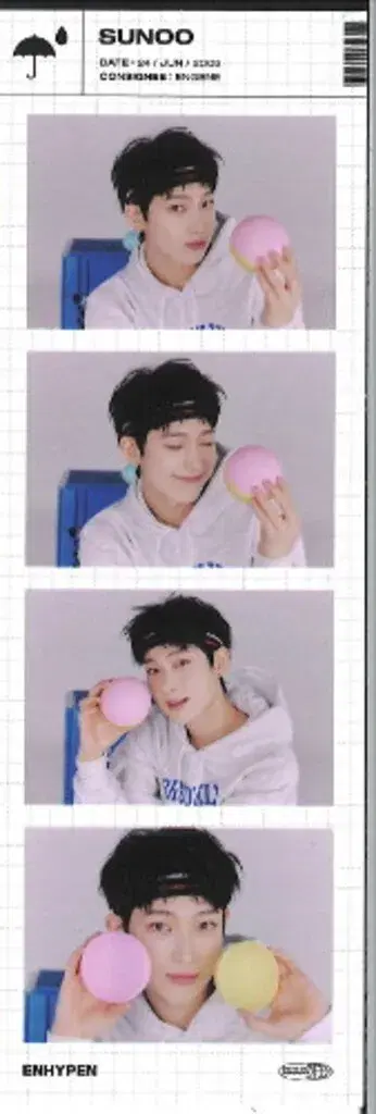 ENHYPEN 2022GGU GGU PACKAGE SUNOO 포토그레이 카드