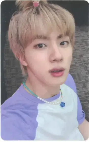 BTS 2021 MUSTER SOWOOZOO JIN 트레이딩 카드 보라색