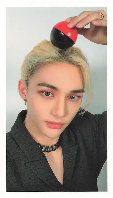 StrayKids Circus Hyunjin 트레이딩 카드 화이트 프레임