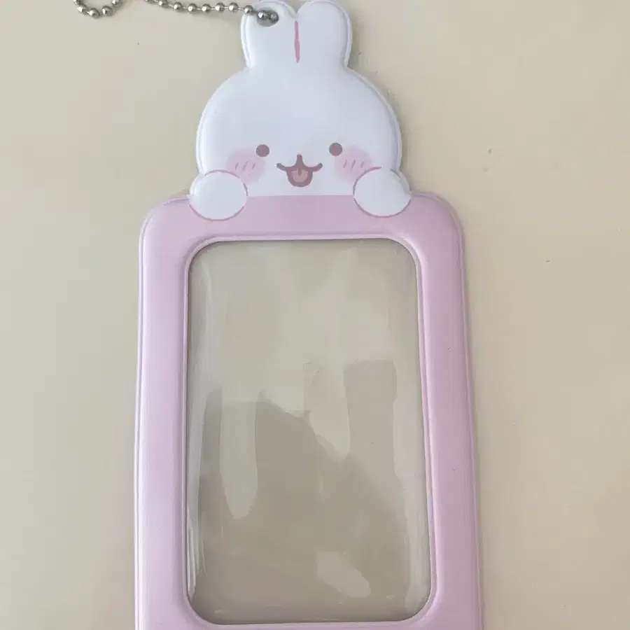 핑크색 토끼 포카홀더