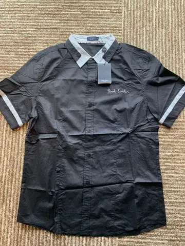 PaulSmith 반팔 셔츠 블랙 XL