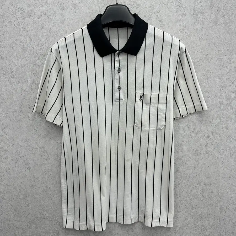 95 YSL 입생로랑 옴므 남자 메쉬 반팔 카라티