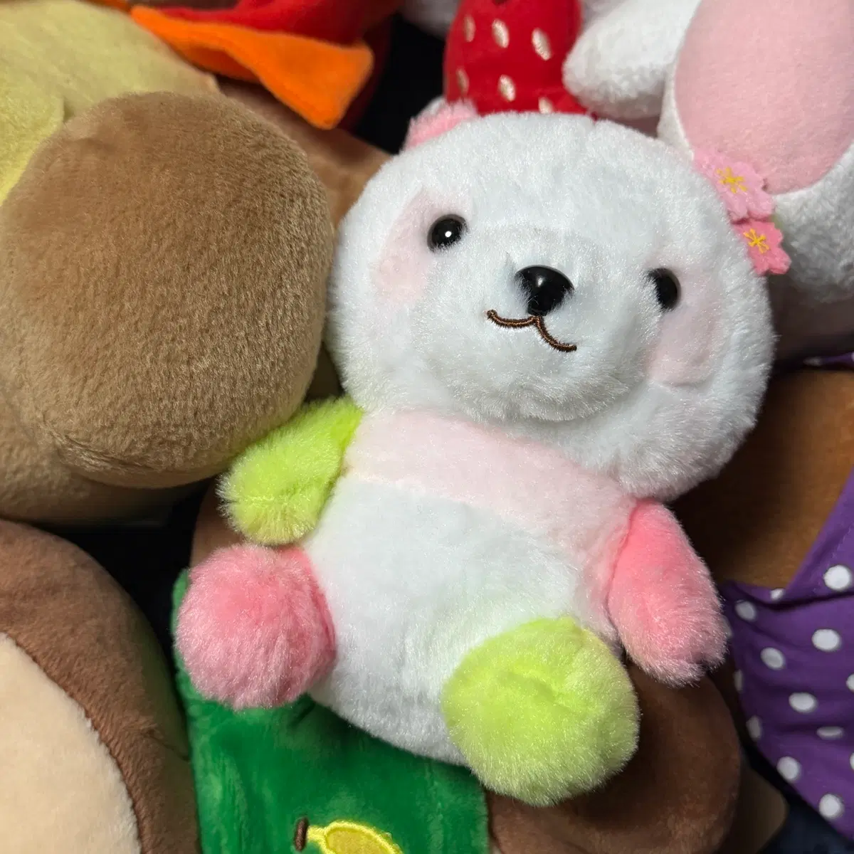 일본 고전 어뮤즈 벚꽃 판다 인형