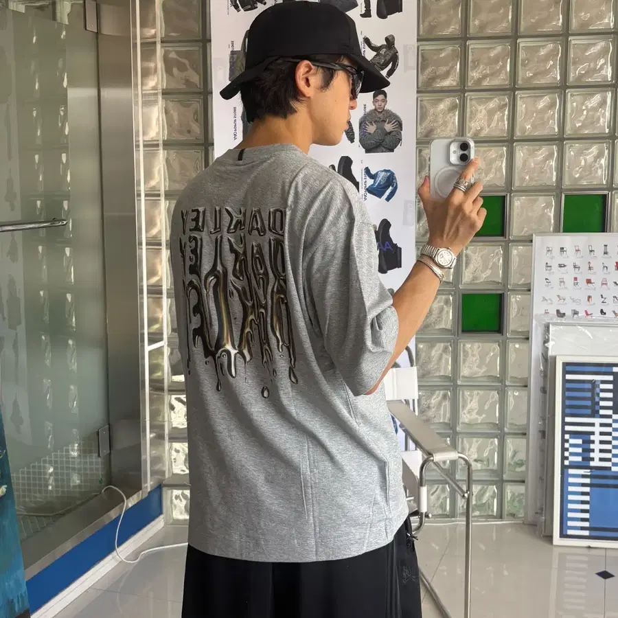 Oakley 오클리 foa407448 stacked metal tee