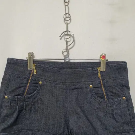 0165) 알마니익스체인지 여성 데님 숏팬츠 반바지 0