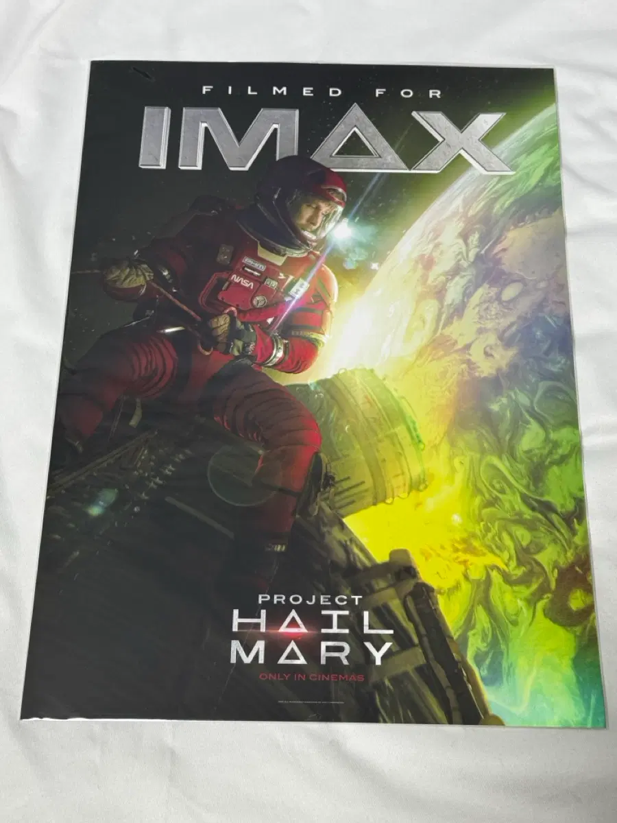 [박스포장] 프로젝트 헤일메리 아이맥스 포스터 A3 영화 CGV IMAX