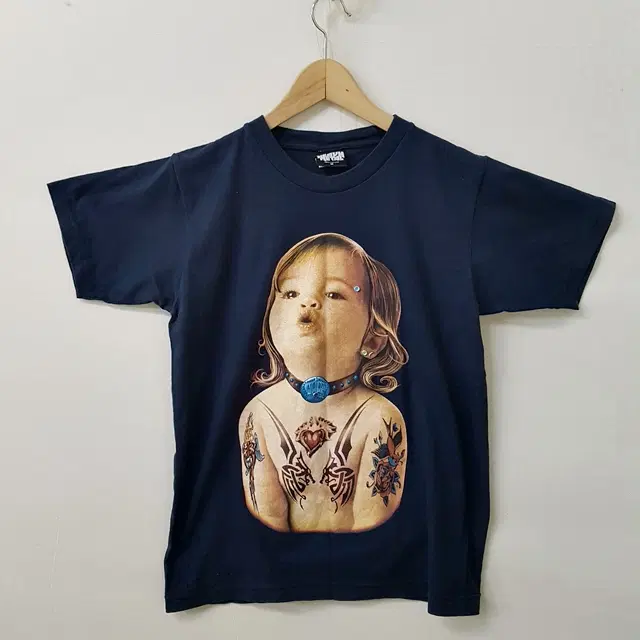 HEAVEN METAL 티셔츠 네이비