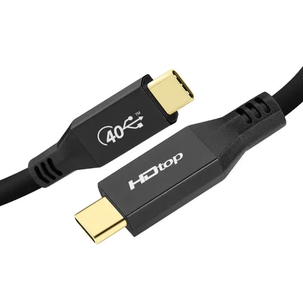 0.5m Type-C 4.0 100W 썬더볼트4 영상 케이블