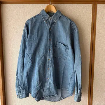 90s L.L.BEAN 엘엘빈 빈티지 긴팔 데님 BD 셔츠 캐나다제