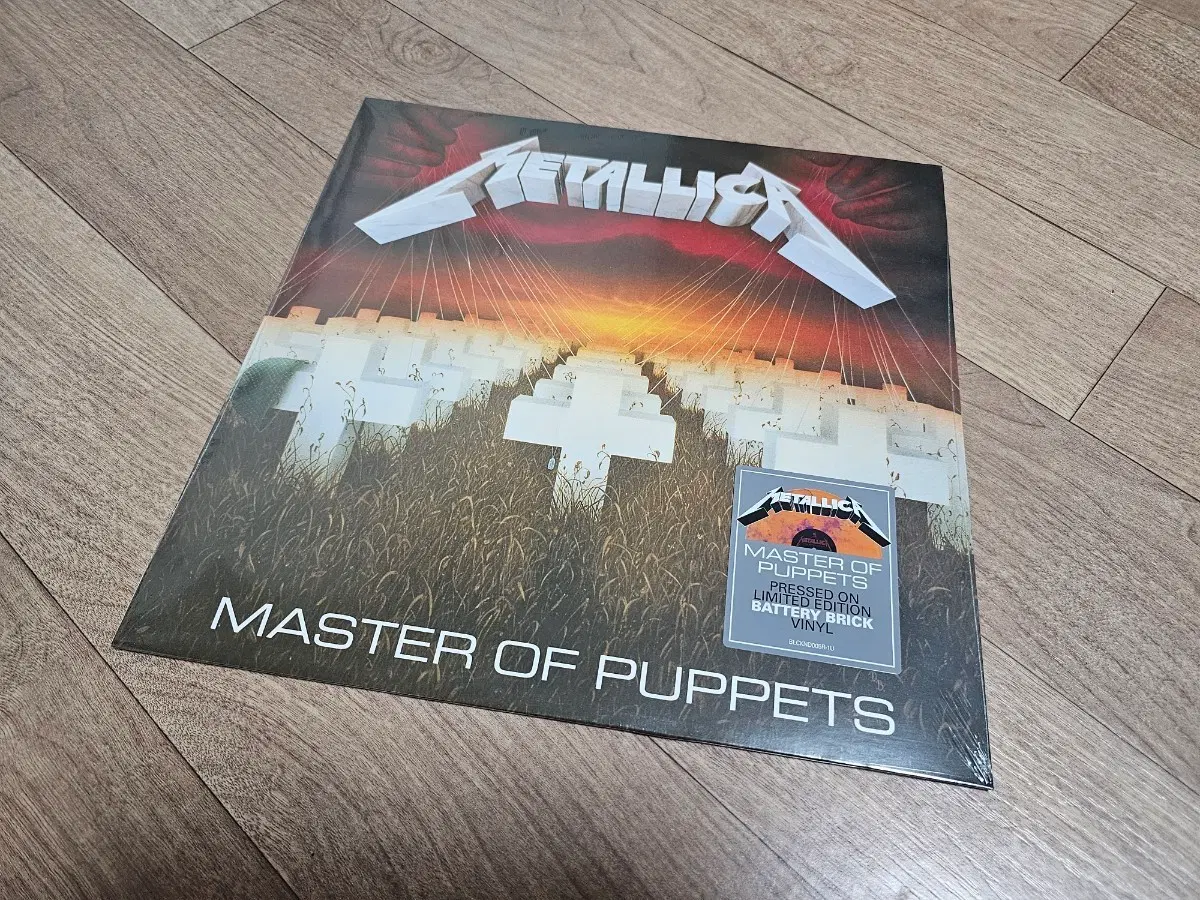 메탈리카(Metallica) Master of Puppets 컬러 LP 신품