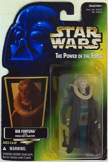 KENNER COLLECTION 1 BIB FORTUNA (대지 사진 / 홀로그램 스티커) 3.5인치