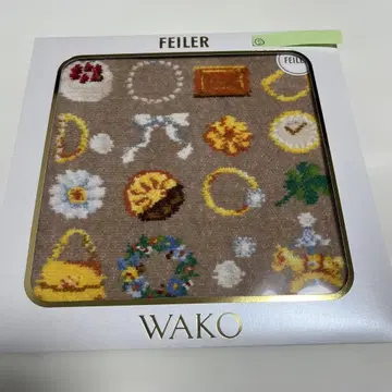 5 [새상품] FEILER 페이러 WAKO 한정판 손수건 베이지