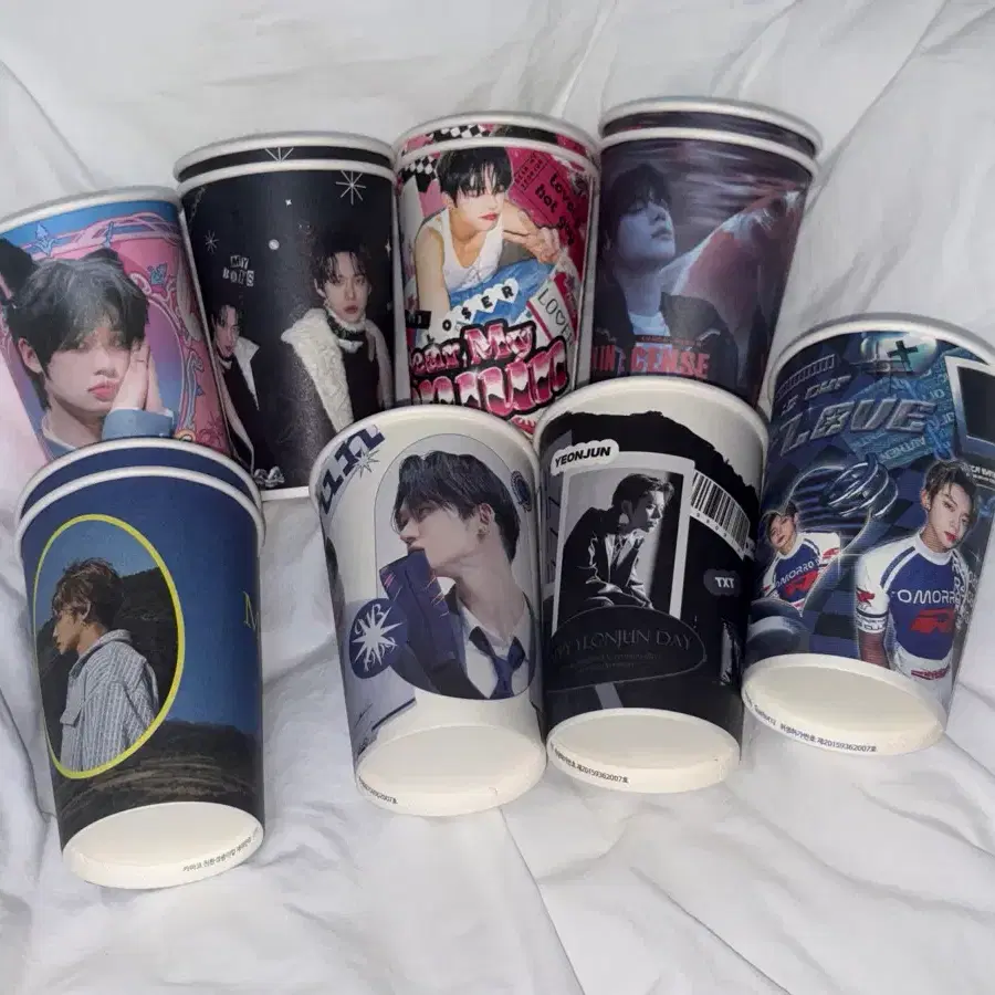 연준 생카 생일카페 컵 일괄