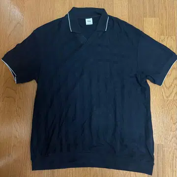 ZARA 피케 셔츠 네이비 L