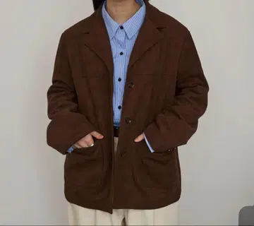 [ NOGLE ] 스웨이드 자켓
