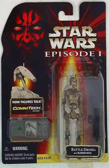 HASBRO COLLECTION 1 / COMM TECH BATTLE DROID (브라운 바디)