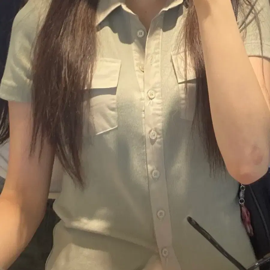 반팔 셔츠 원피스