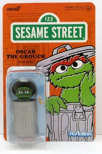 슈퍼7 3.75인치 액션 피규어 시리즈2 리액션 OSCAR THE GROUCH