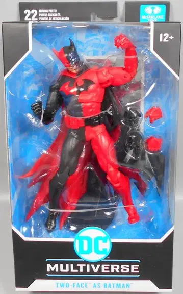 McFARLANE TOYS 배트맨: 리본 DC 멀티버스 배트맨 / YEAR TWO 투페이스 애즈 배트맨 7인치
