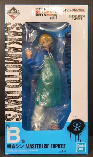 BANDAI SPIRITS 제일복권 SAKAMOTO DAYS vol.1 B상 아사쿠라 신 MASTERLISE EXPIECE
