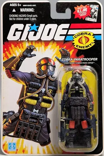 HASBRO 25TH/GI JOE COBRA PARATROOPER 3.5인치