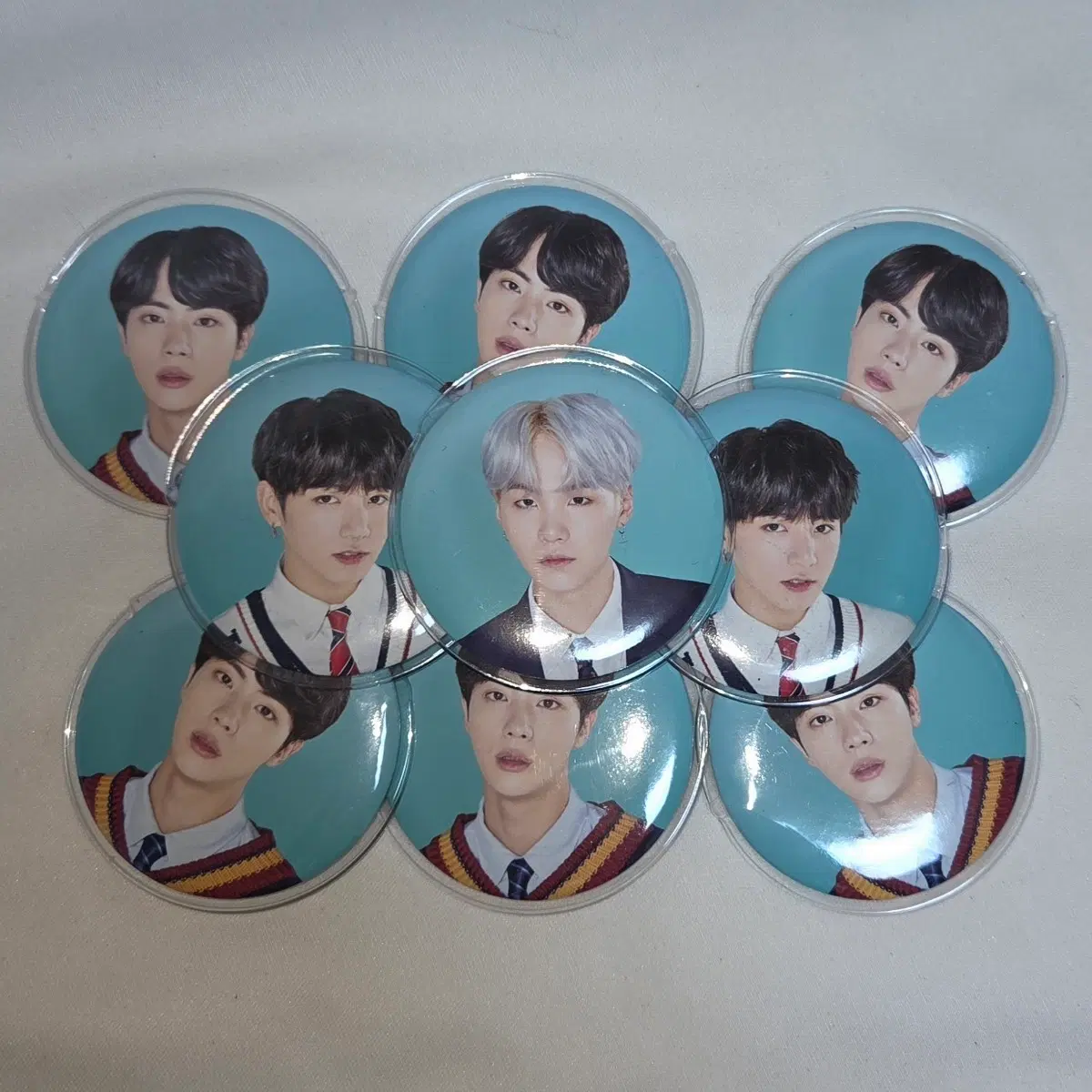 방탄 일본 팬미 핀뱃지 양도 럭드 특전 포카 팬미팅