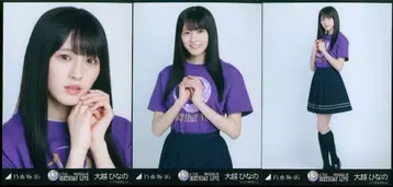 노기자카46 회장 한정판 브로마이드 오오코시 히나노 13thBD 라이브 T셔츠 컴프