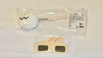 치이카와 파크 구매 특전 삐뚤빼뚤 3D 안경 토끼 2