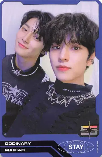 StrayKids ODDINARY 승민/I.N 트레이딩 카드 유닛 파랑