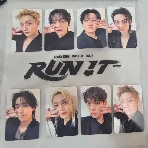 스트레이키즈 월드투어 RUN IT SEOUL 입장 포토세트