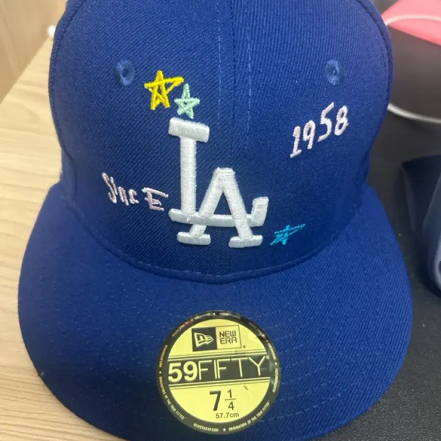 뉴에라 59FIFTY LA 블루 7 1/4
