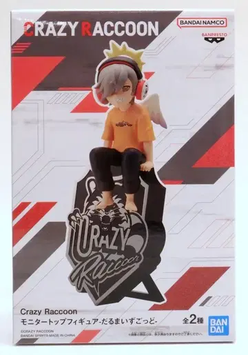 반프레스토 모니터 탑 피규어 Crazy Raccoon 달마이즈갓 B